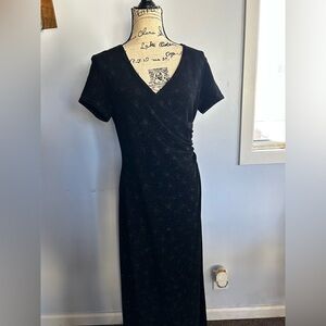 Ronni Nicole by‎ quida vintage maxi dress shimmer holiday special occasion glam